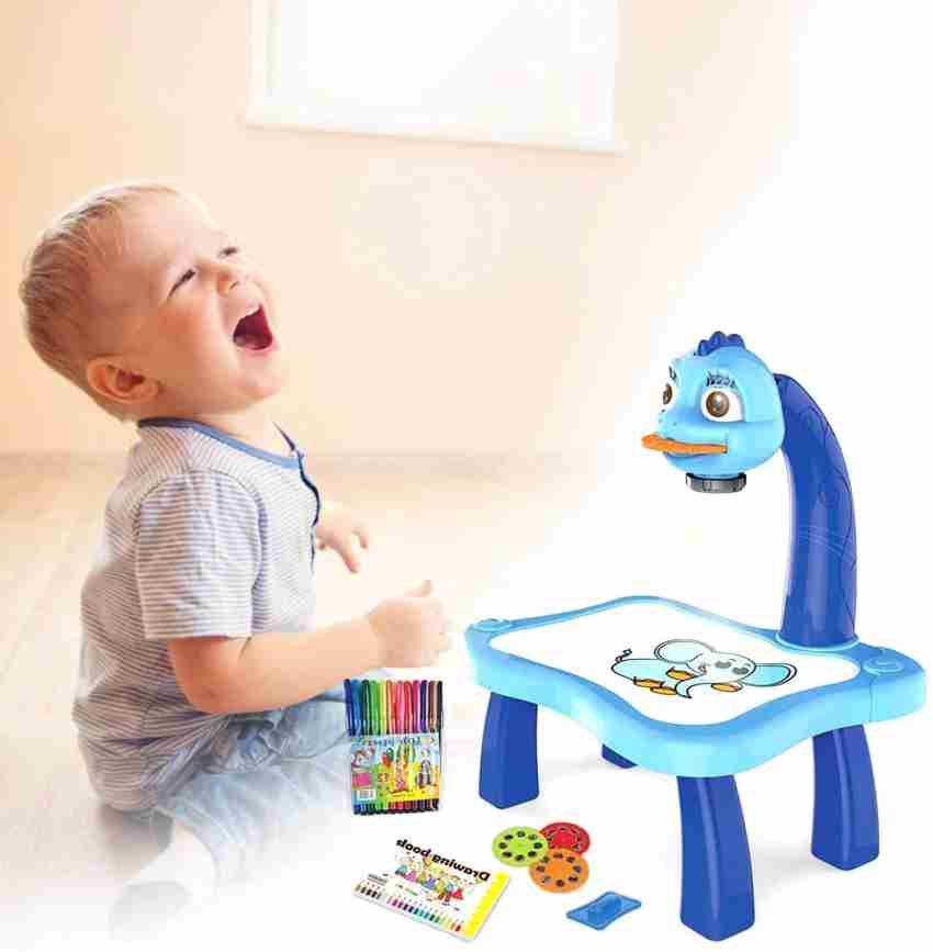 Trace and Draw Projector Toy,Art Projector, Painting Drawing Table Led  Projector Toddler Toy Educational Drawing Playset for Kids Boys Girls Age 3+