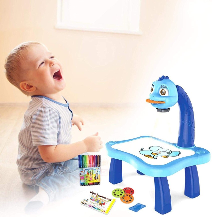 BAKAM Drawing Projector Table for Kids, Trace and Draw Projector Toy with  Light & Music, Child Smart Projector Sketcher Desk, Learning Projection  Painting Machine for Boy Girl 3-8 Years Old (Blue) : Toys & Games 