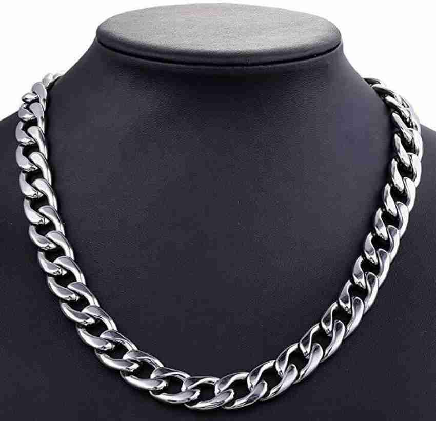 M Men Style Sterling Silver Plated Stainless Steel Chain Price in India Buy M Men Style Sterling Silver Plated Stainless Steel Chain Online at Best Prices in India Flipkart