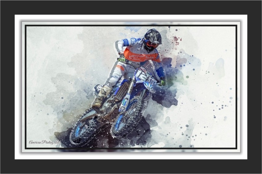 Bike oil online painting