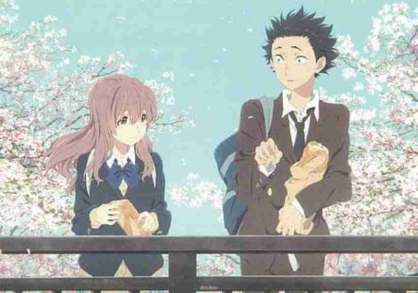 Anime Koe No Katachi Shouko Nishimiya Shouya Ishida Matte finish