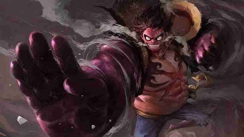 One Piece Monkey D Luffy Gear 4th - Snakeman | Art Print