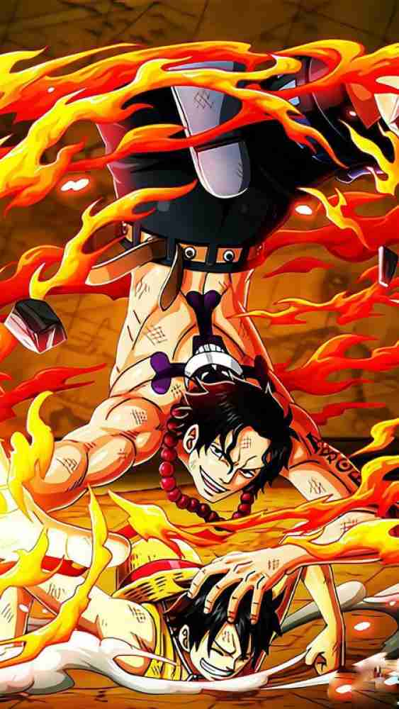 Fot-2737 Affiche One Piece Luffy Zorro Ace 5 pièces affiches et