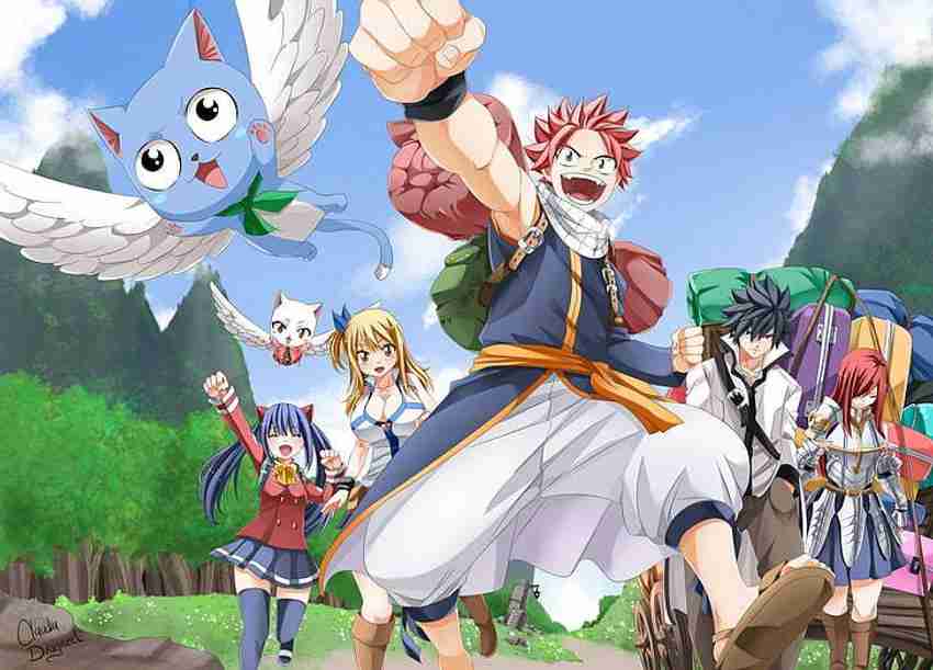 Fairy Tail Anime Series X Matte Finish Poster P-13639 Paper Print -  Animation & Cartoons posters in India - Buy art, film, design, movie,  music, nature and educational paintings/wallpapers at