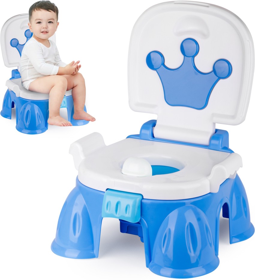 Zest 4 Toyz Kids Potty Seat for Baby Training Toilet Set Battery Operated  with Music for Potty Seat for 3 Year Child - Blue Potty Box - ABS Plastic  Potty Box available