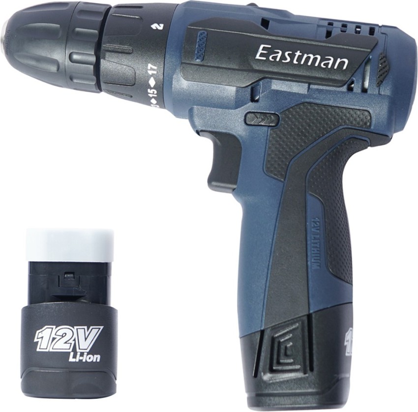 EASTMAN Cordless Drill Machine With Battery No Load Speed 1400 RPM Size 10 mm ECD 10 Cordless Drill Price in India Buy EASTMAN Cordless Drill Machine With Battery No Load Speed 1400 RPM