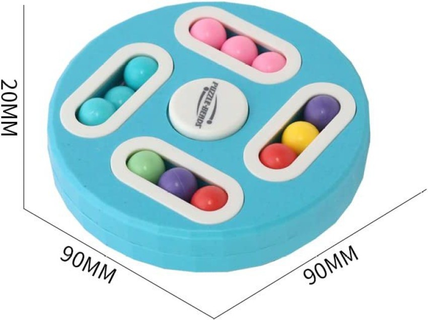 Rotating Magic Beans Cube Fingertip Fidget Toys Kids Adults Stress Relief  Spin Bead Puzzles
