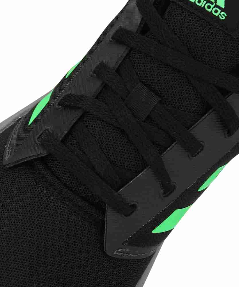 Adidas black green outlet shoes