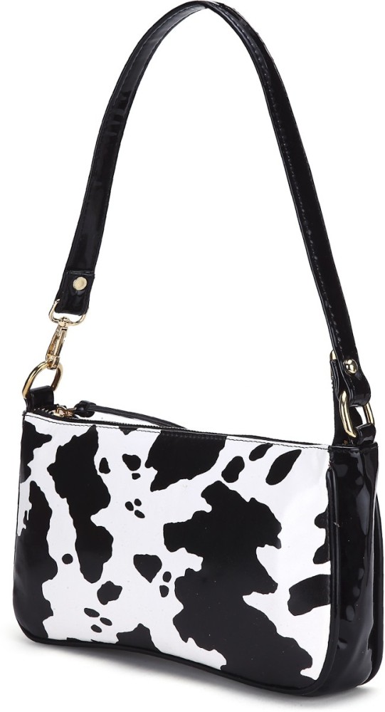 SuperK Tan Hand held Bag SK HB005 CPT 1110 SB Stylish Cow Print