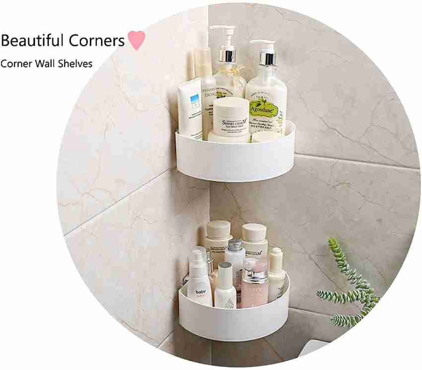 Bathroom Corner Shelf Wall Mounted Storage Rack Waterproof