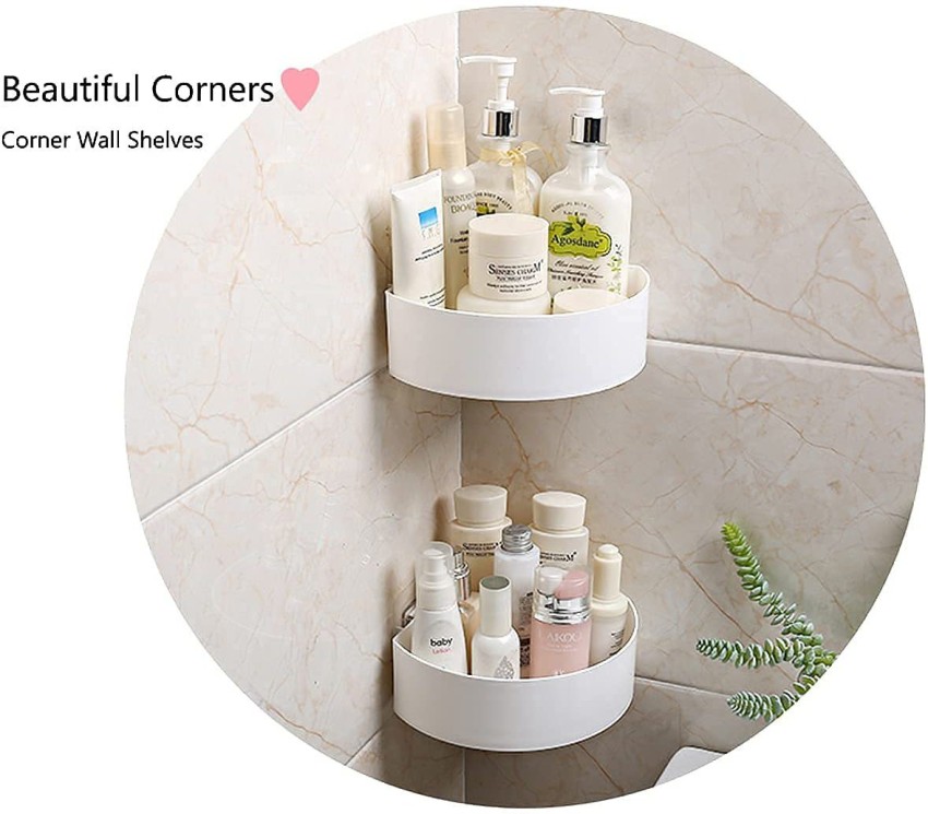 2pcs Bathroom Corner Shelf, Triangle Wall Shower Caddy, Waterproof