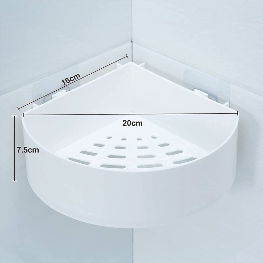 2pcs Bathroom Corner Shelf, Triangle Wall Shower Caddy, Waterproof