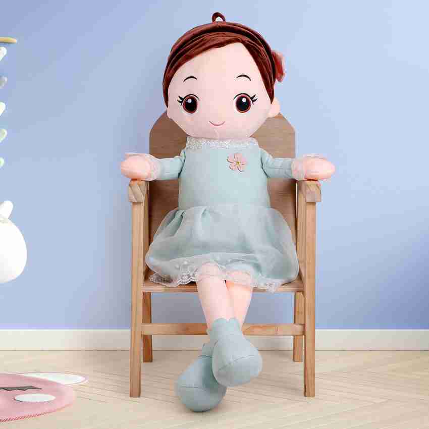 FIDDLERZ Super Soft Stuffed Toys Plush Doll Big Large Size Baby Soft Toys For Kids Girls Washable Cuddly Plush Toys 90 cm Multicolor Pack of 1 90 cm