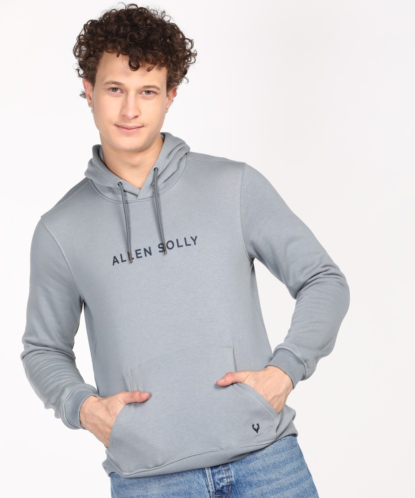 Allen Solly Full Sleeve Solid Men Sweatshirt