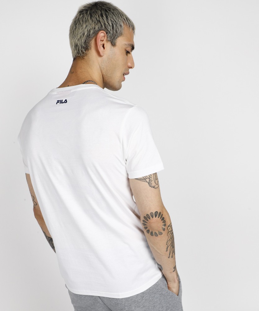 Fila talan tee best sale white