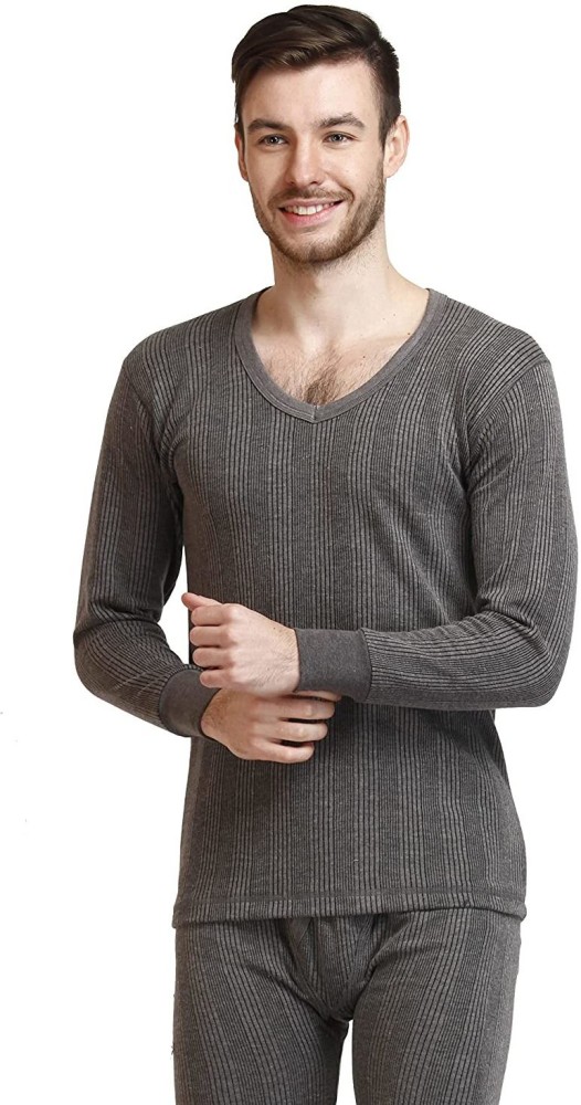 Buy ZEFFIT Men Cotton Winter Inner Wear Round Neck Full sleeves Thermal Top  Charcoal Online In India At Discounted Prices