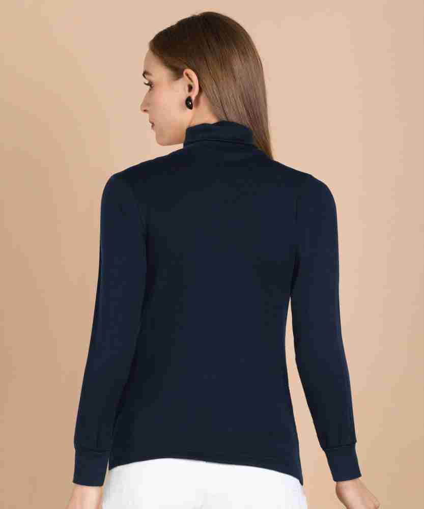 Rupa Women's Slim Fit Navy Blue Thermal Bottom Wear 75 : : Fashion