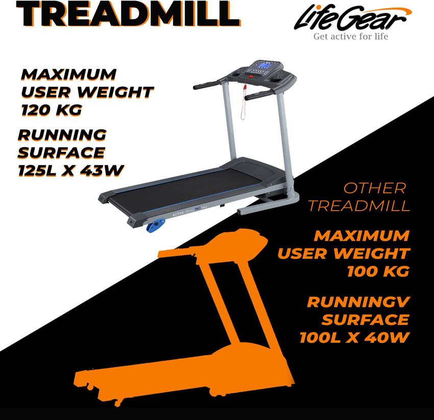 Treadmill 120kg user weight discount