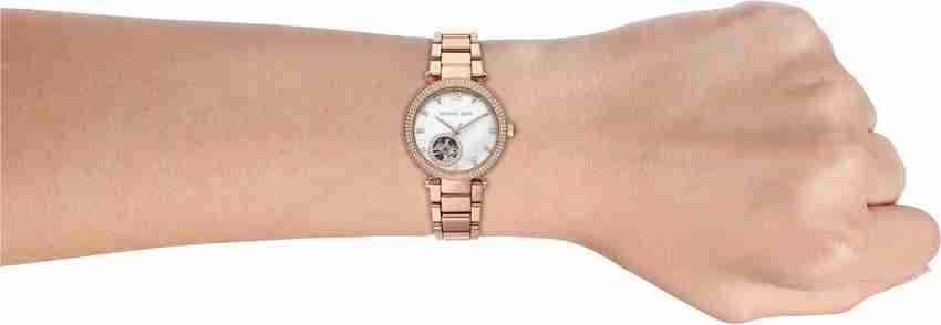 Sofie pave rose shop gold michael kors