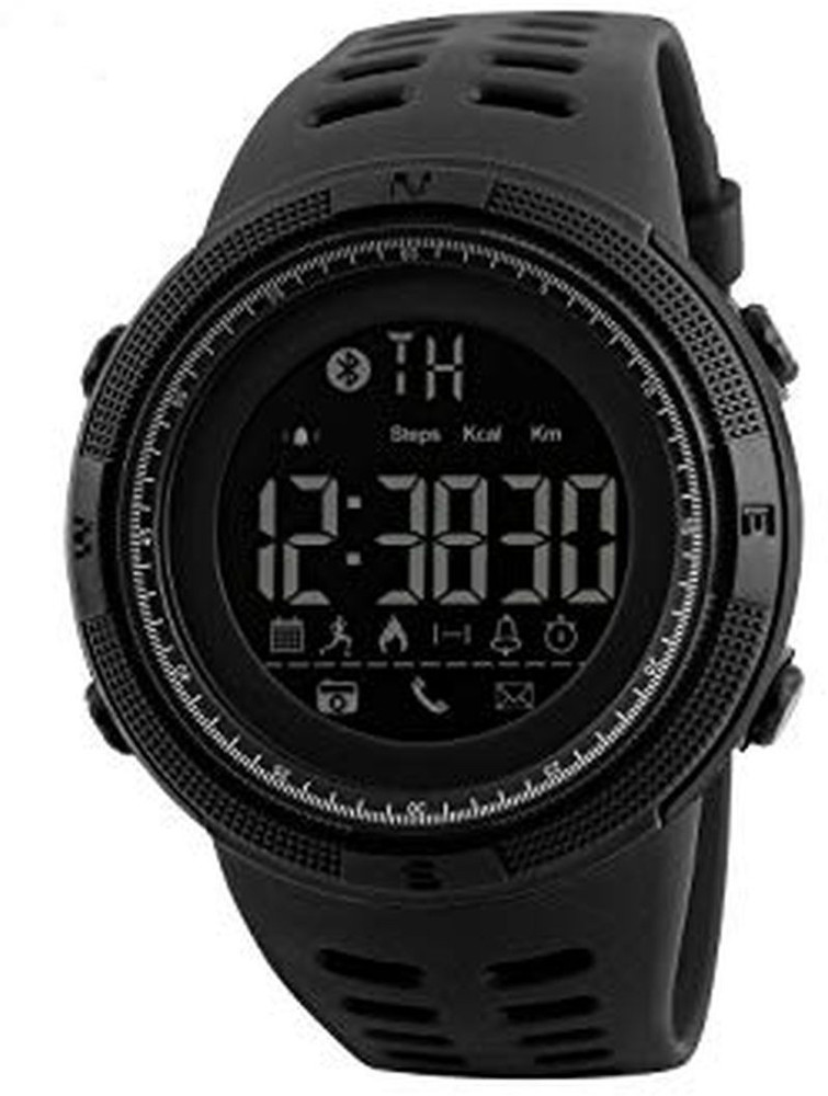 SKMEI 1251 Black Multi Functional Water Resistance Digital Silicon