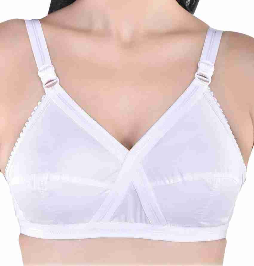 Buy winsure Woman's Non Padded Non Wired Seamed Cotton Bra Combo Pack Size  32B to 42B Online In India At Discounted Prices