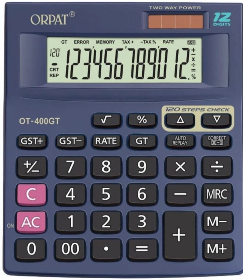 Orpat shop calculator battery