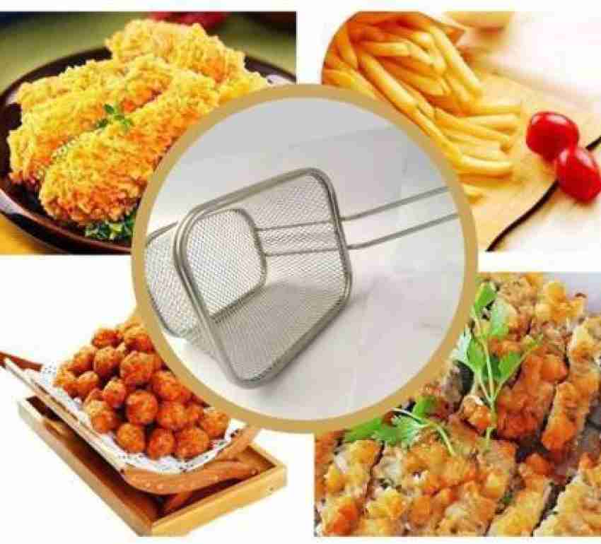 Commercial Deep Fryer Baskets In India, Deep Fry Basket (Stainless Steel)