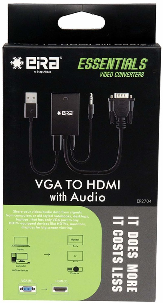 HDMI to VGA Video Converter with Audio - Video Converters