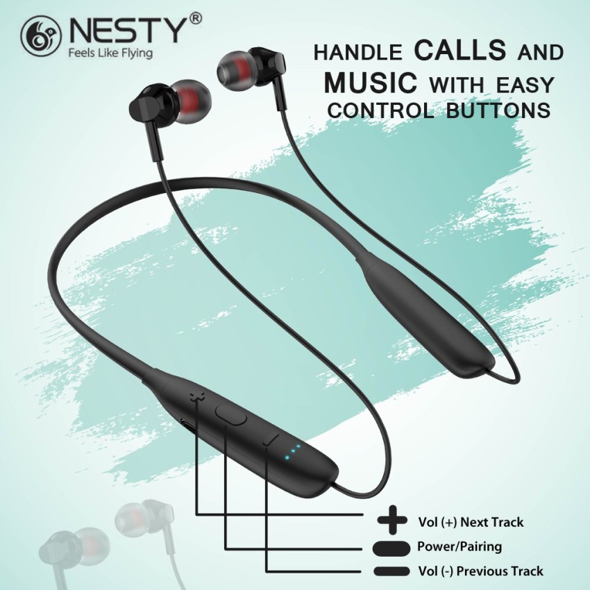 nesty Wireless Stereo Headphone Heavy Bass Long Battery Life