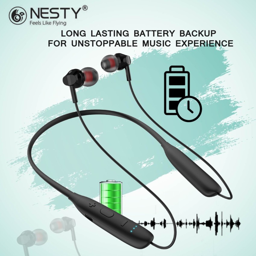 nesty Wireless Stereo Headphone Heavy Bass Long Battery Life