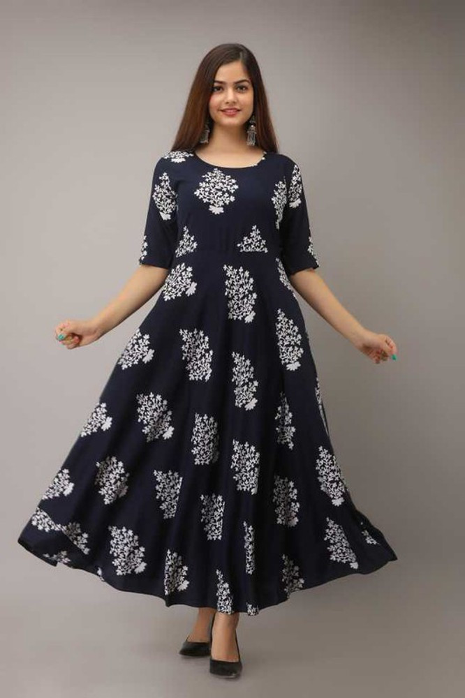 Flipkart long on sale frock kurtis