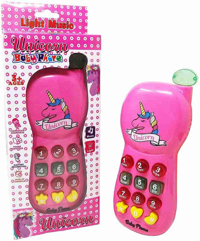 Unicorn toy phone top