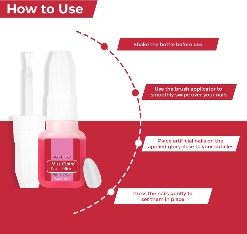 Glue-on nails from Claire's: review