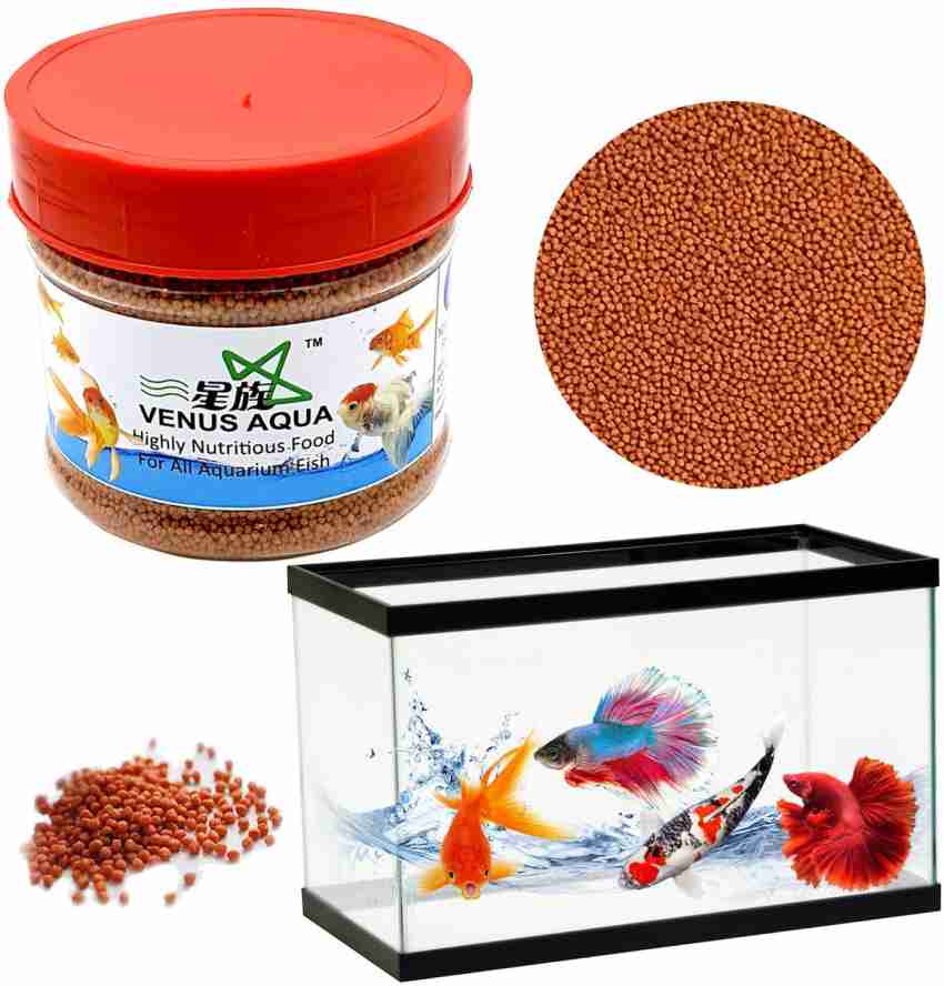 Venus Aqua Highly Nutritious Fish Food Mini Pellet Suitable for