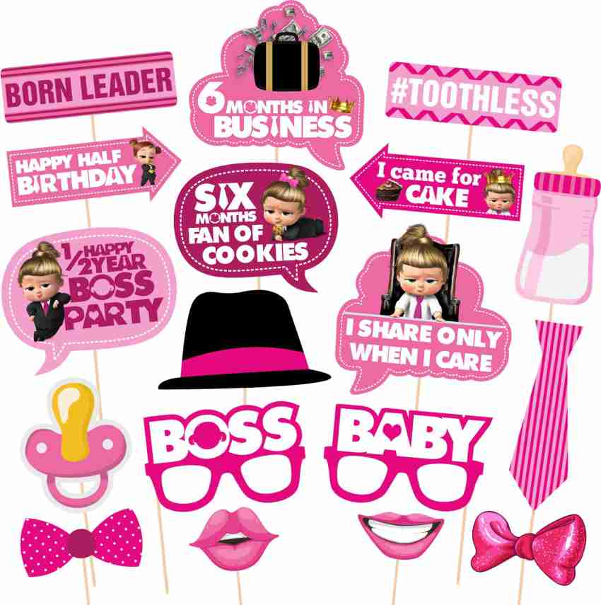 ZYOZI Boss Baby Half Birthday Decorations, Baby Boss 6 Month