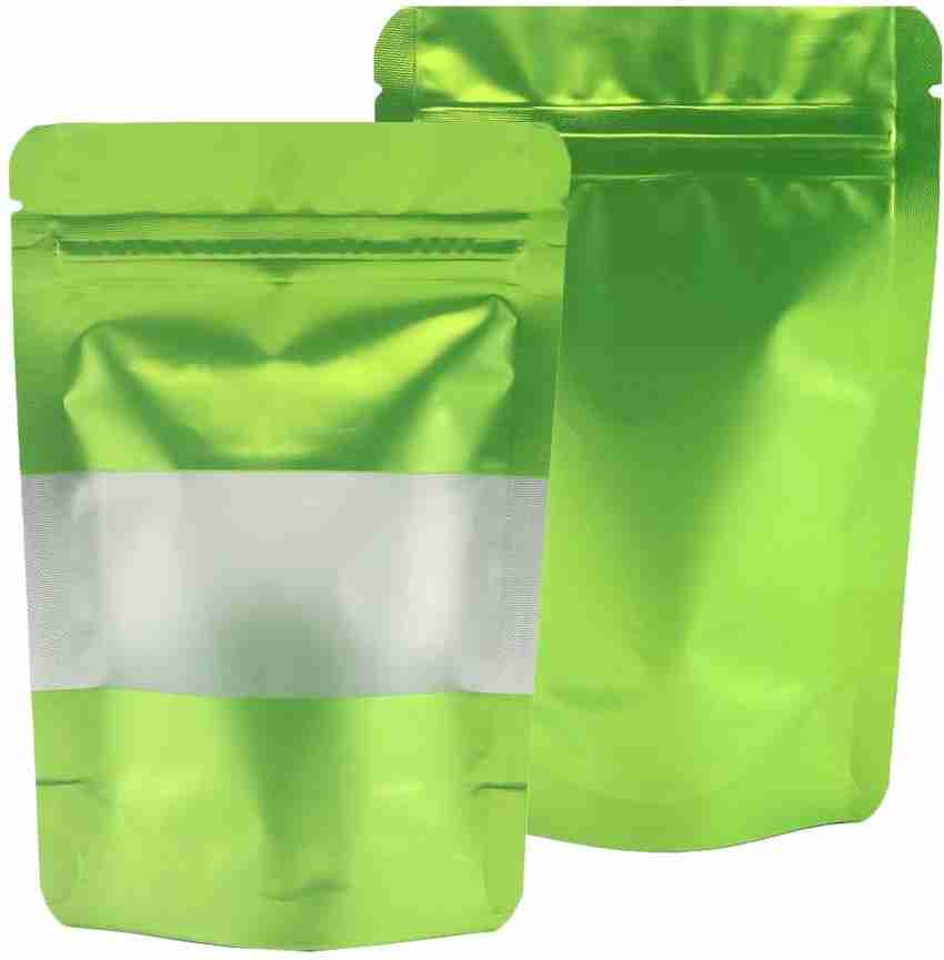 DEERA Stand Up Ziplock Reusable Airtight 180Mmx260Mm 1 Kg Green Plastic Storage Pouch Price in India Buy DEERA Stand Up Ziplock Reusable Airtight 180Mmx260Mm 1 Kg Green