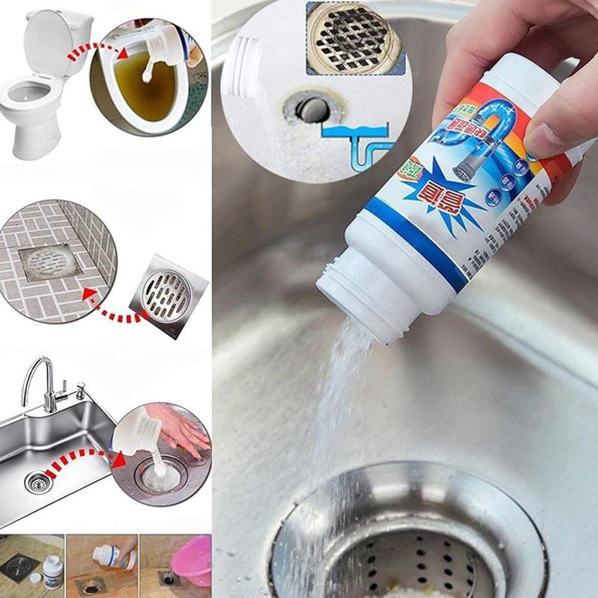 Drain Cleaner Instant Drainage Block Remover Sink Cleaner Powder, Drain  Cleaner, Removes Clog Blockages in Pipes, Sinks, and Washbasin