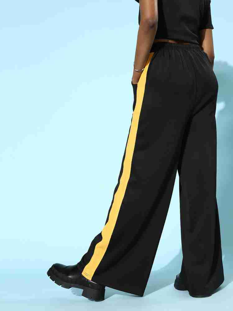 SASSAFRAS Solid Women Black Track Pants - Buy SASSAFRAS Solid Women Black Track  Pants Online at Best Prices in India