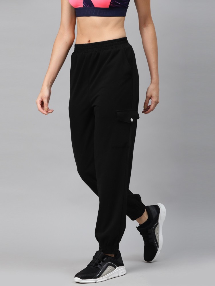 Buy Black Track Pants for Women by LAABHA Online