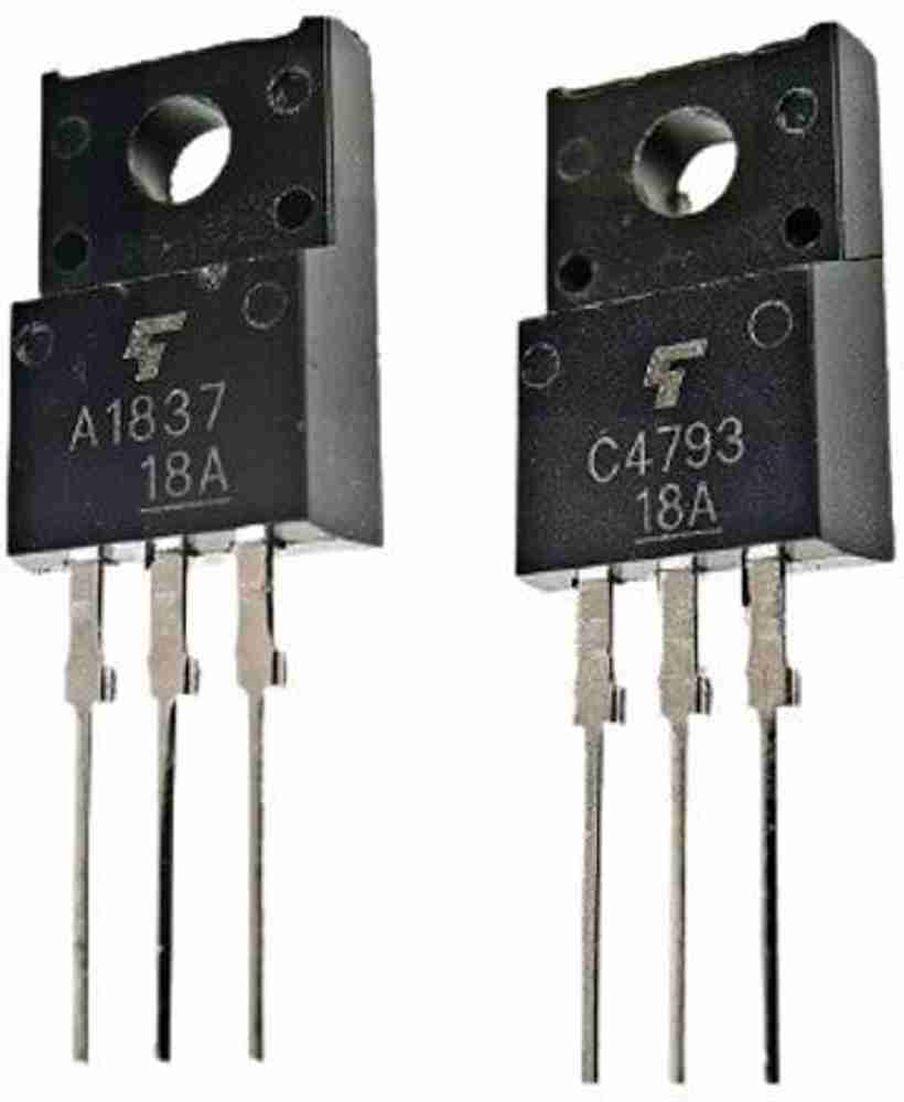 Zigshash A1837 and C4793 Transistor - 1 Pair FET Transistor