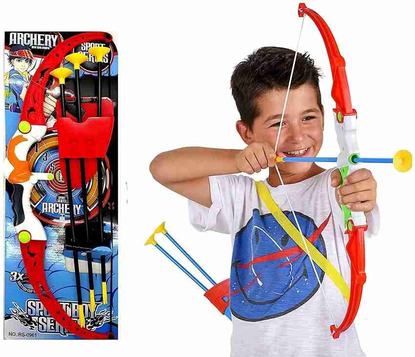 cktech archery Bow and Arrow Toy Set with Target Fun set for kids