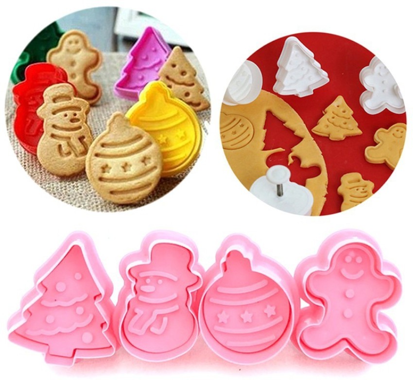 5pcs / Set Stainless Steel Biscuit Pastry Wrap Dough Cutter Tool, Fondant  Mold Cookie Maker Tool Round Balls Mold Baking Accessories