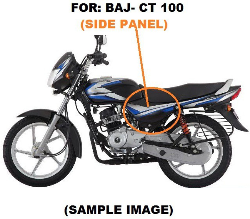 Bajaj ct 100 side best sale cover