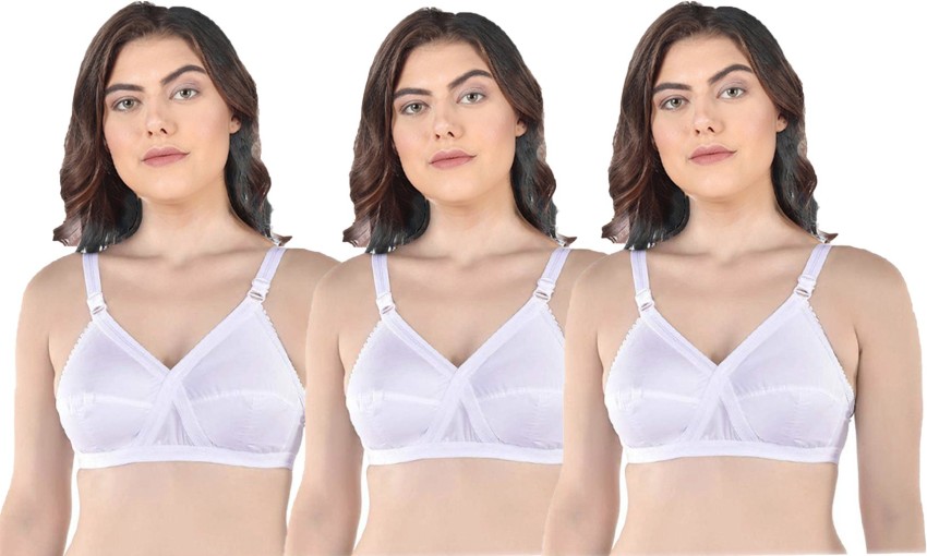 Non Padded Bra with C Cup Bra Non Wired Bra For Women Combo Set of 3