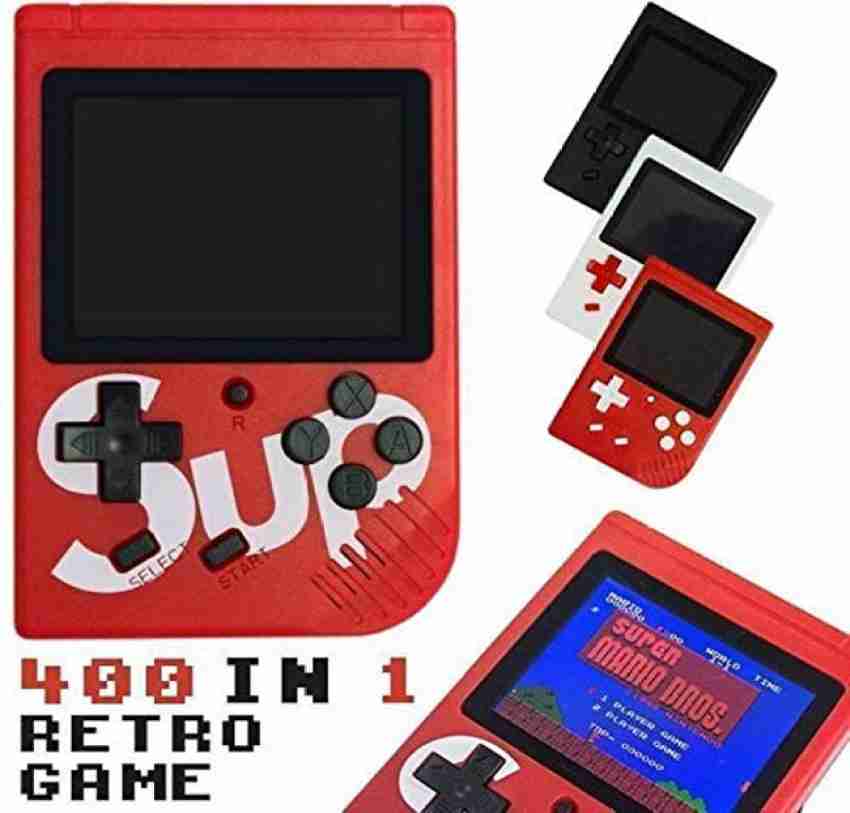 SUP 2 Players Classic Video Game Box 400 in 1 - 8Bit Retro Inbuilt Games  Handheld Game Console AV Out Mini Retro Game Support Two Players Gamepad