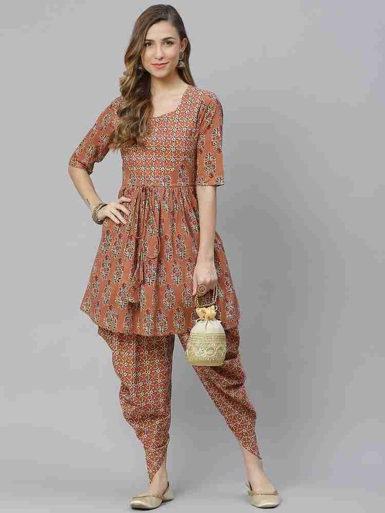 mokshi Women Kurti Dhoti Pant Set Buy mokshi Women Kurti Dhoti