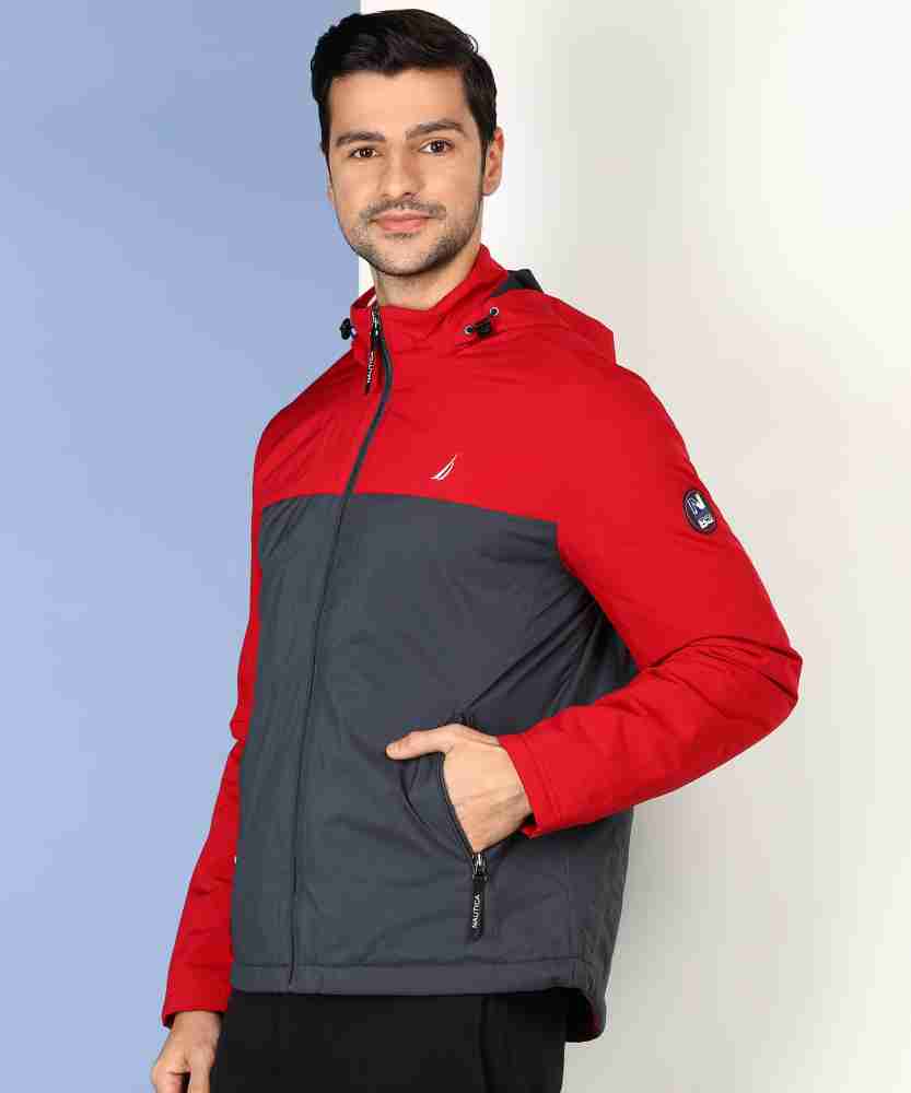 NAUTICA Full Sleeve Colorblock Men Jacket - Buy NAUTICA Full Sleeve  Colorblock Men Jacket Online at Best Prices in India