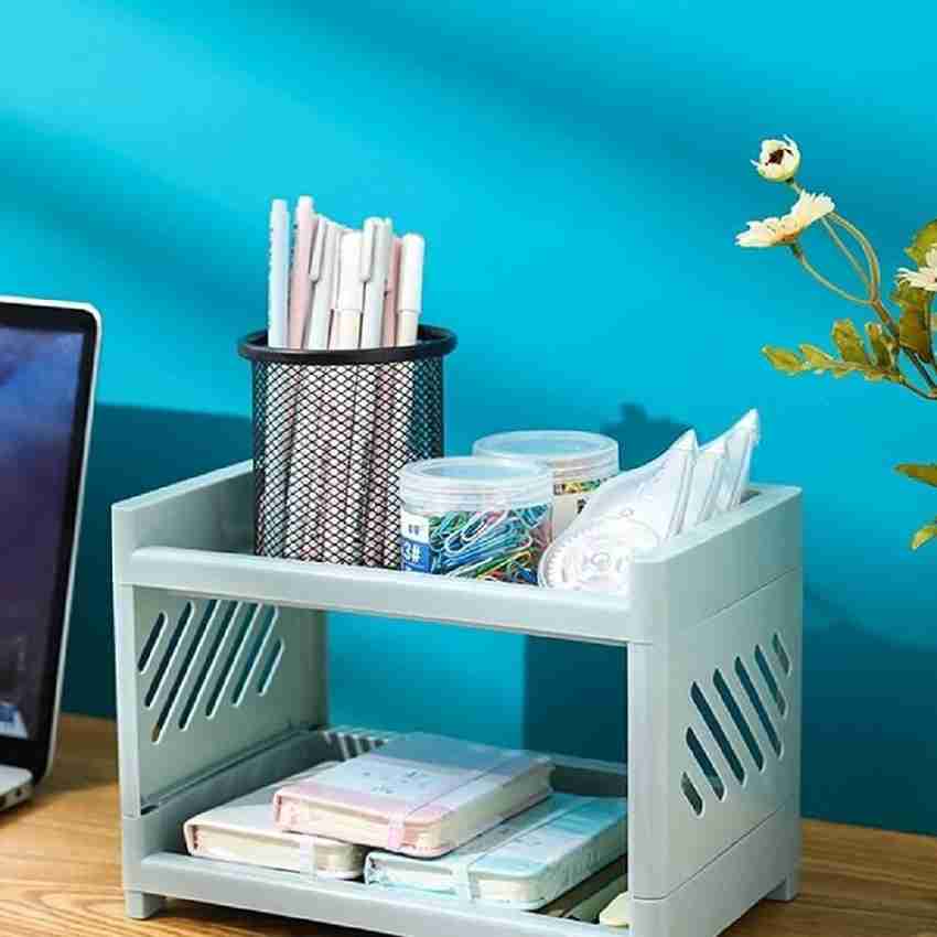 Multifunctional Shelves Double Layer Storage Shelf Desktop Storage Rack  Cosmetic