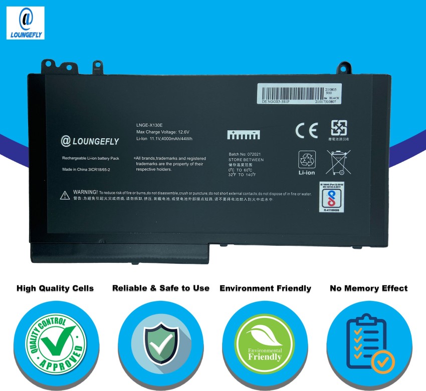 Loungefly Genuine Battery for Dell's Latitude E5470, E5270, E5570