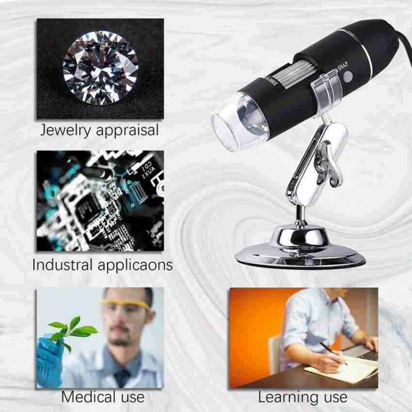 1600x Usb Digital Microscope Camera Endoscope 8led Magnifier With